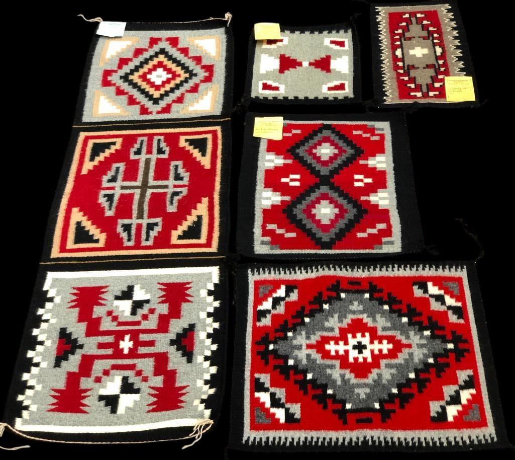 Group Of Five Navajo Textiles (1 of 15)