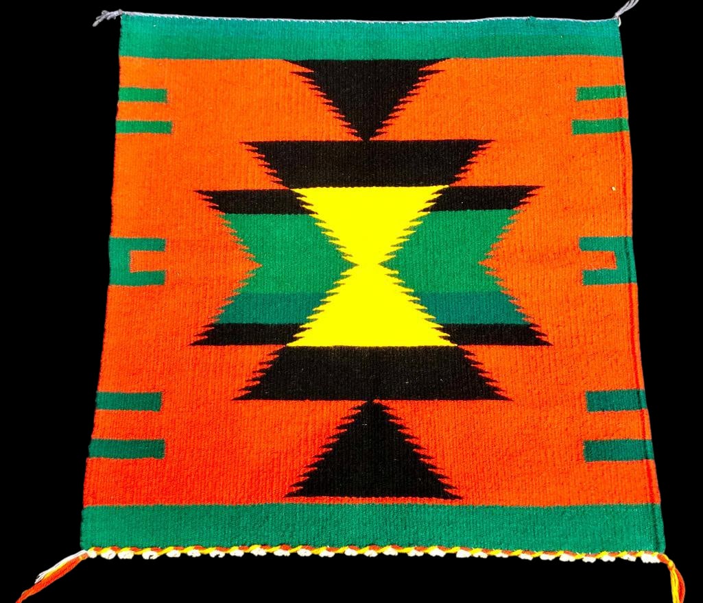 Circa 1920 Germantown Sampler Textile (1 of 10)