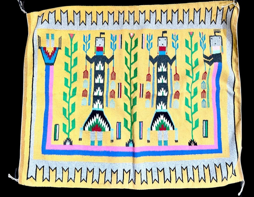 Rainbow Yei Navajo Rug (1 of 11)