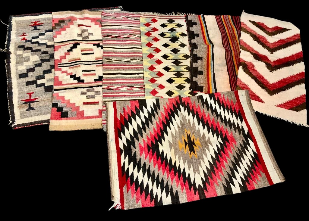 Group of Seven Vintage Navajo Rugs (1 of 10)