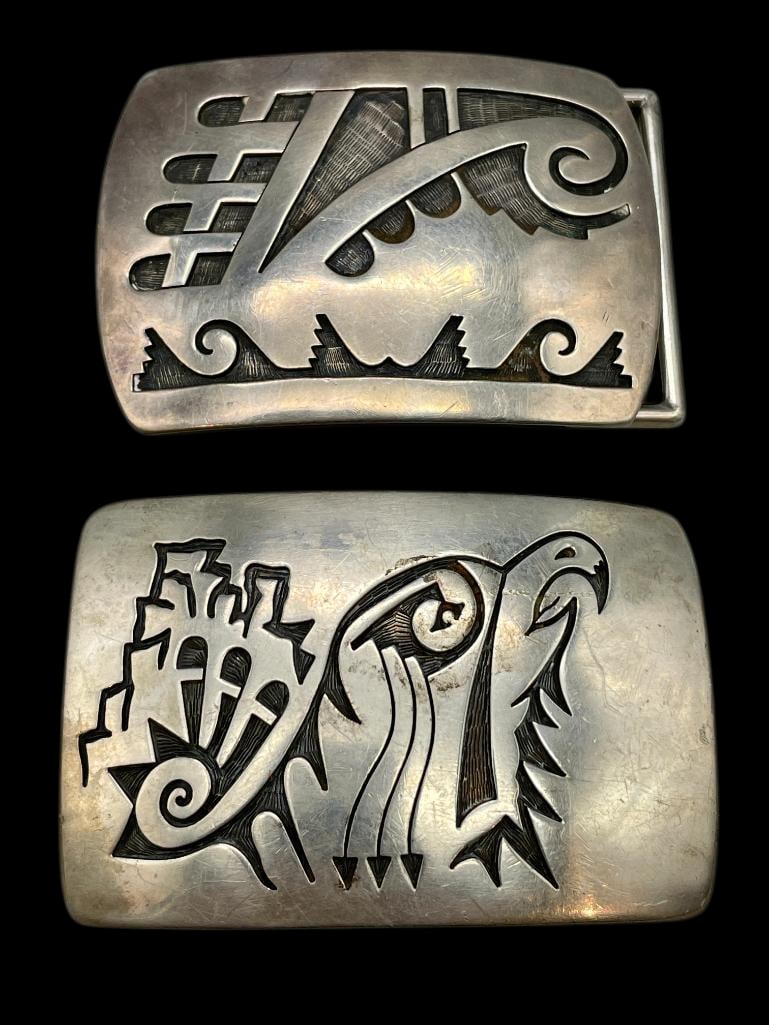 Two Hopi Buckles - Poseyesva And Hawee (1 of 10)