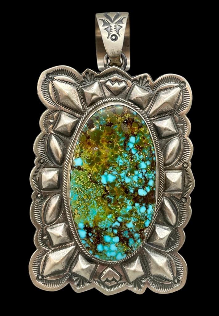 High Grade Turquoise Pendant By Randy Boyd (1 of 9)