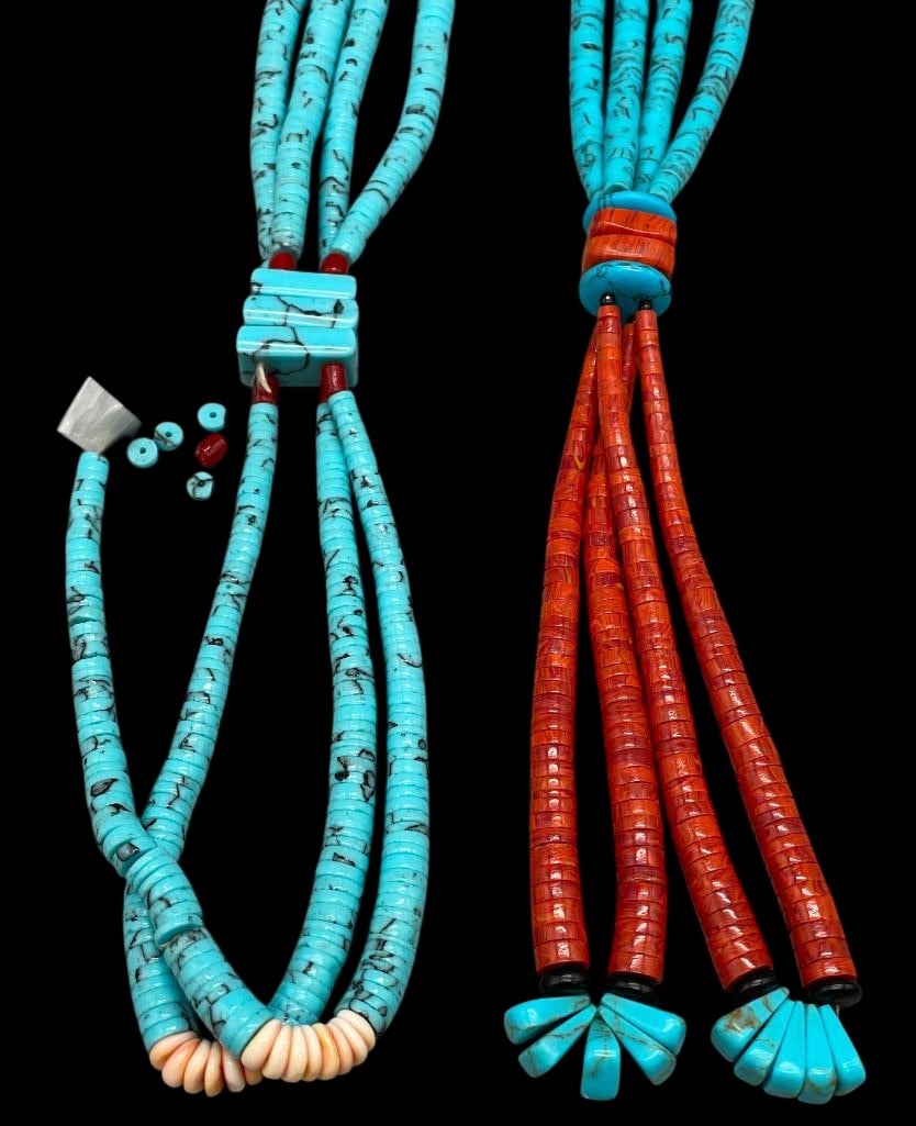 Two Contemporary Kewa Joclas Necklaces (Made From Composite Materials) (1 of 12)