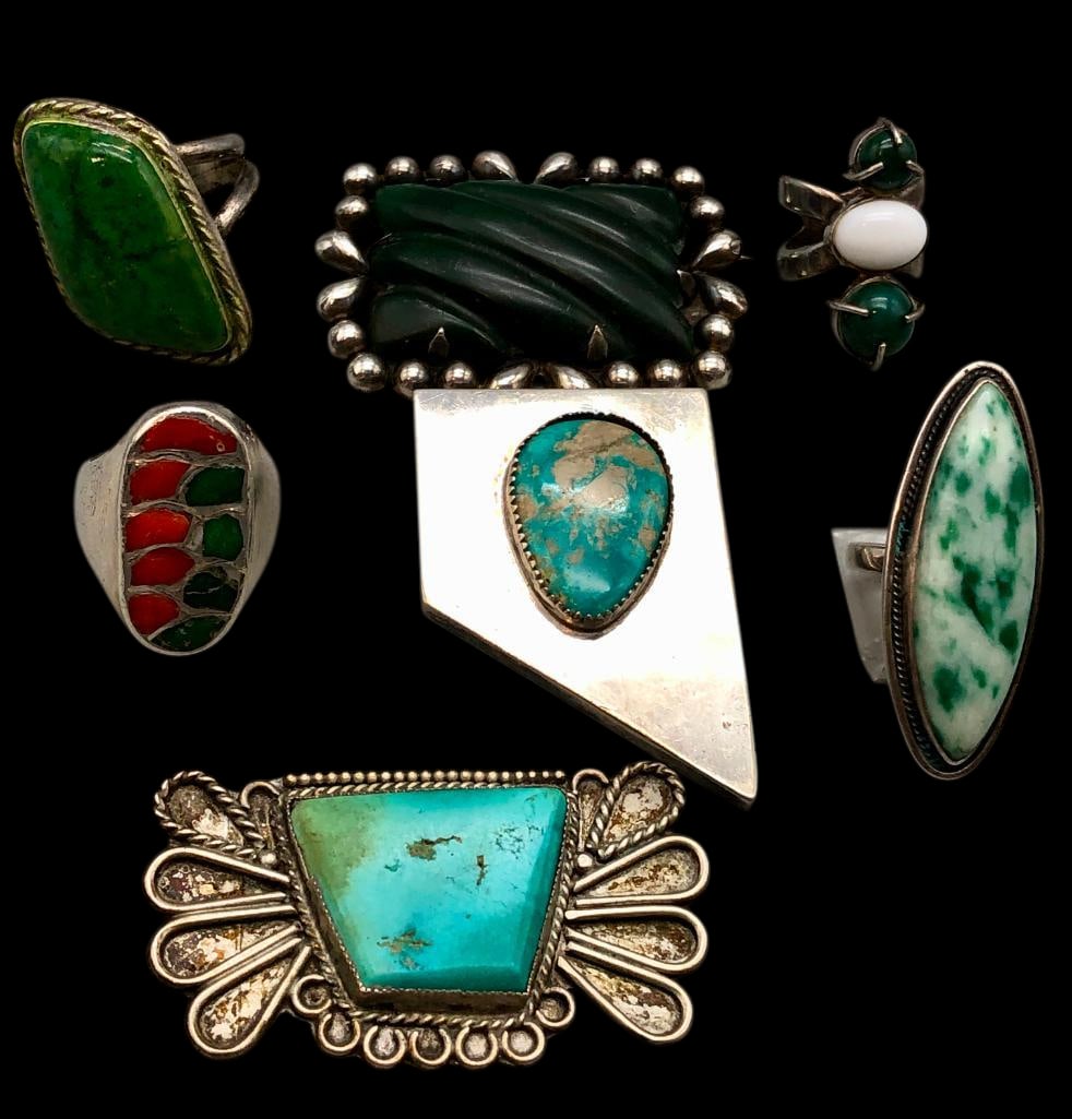 Group Of Sterling Silver Jewelry Items (1 of 11)