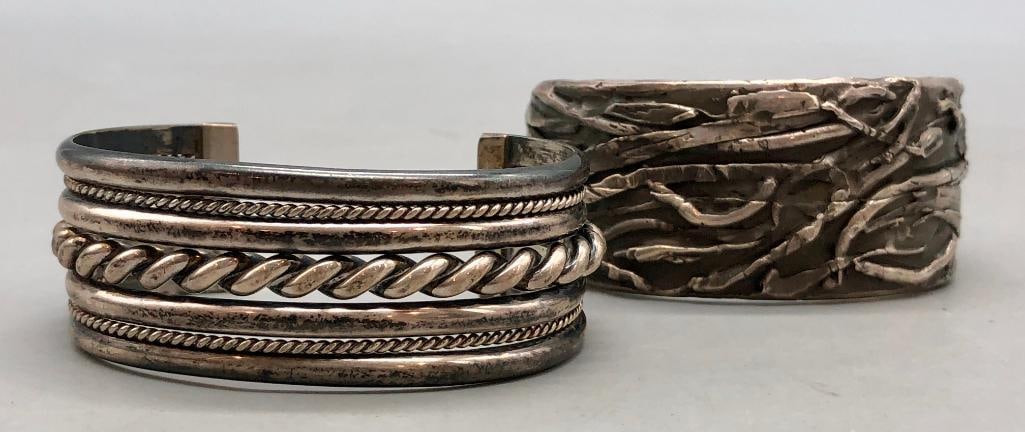 Two Sterling Silver Bracelets - 2