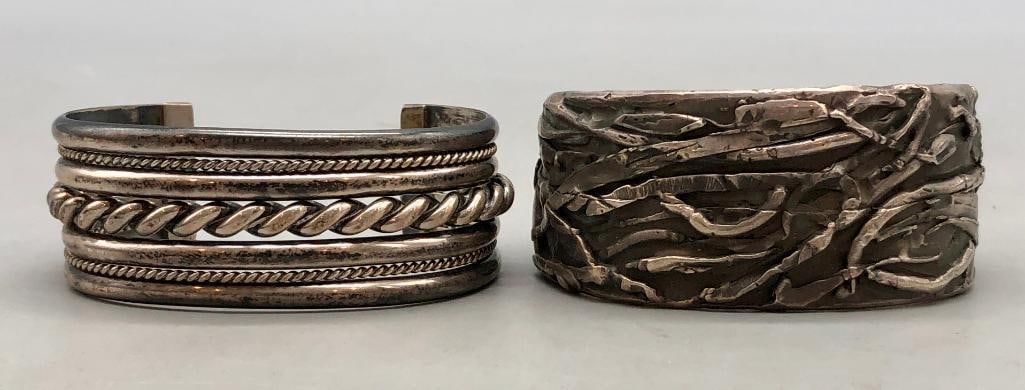 Two Sterling Silver Bracelets - 3