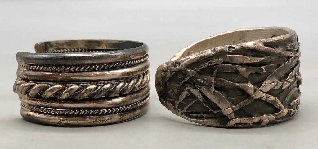 Two Sterling Silver Bracelets - 4