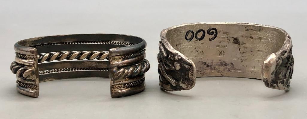 Two Sterling Silver Bracelets - 5