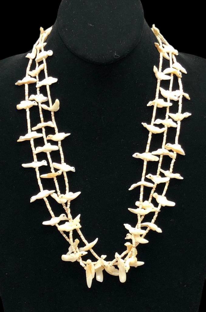 Three Strand Heishi Fetish Necklace (1 of 13)