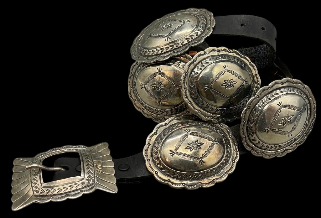 Sterling Silver Concho Belt (1 of 11)