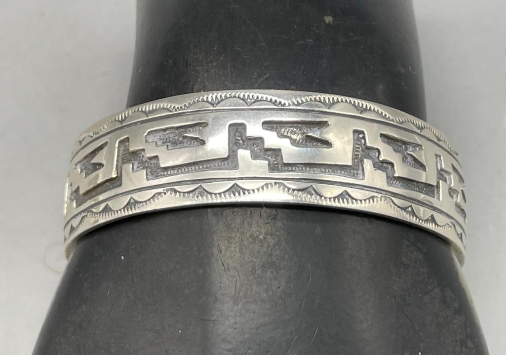 Three Sterling Silver Bracelets - 11