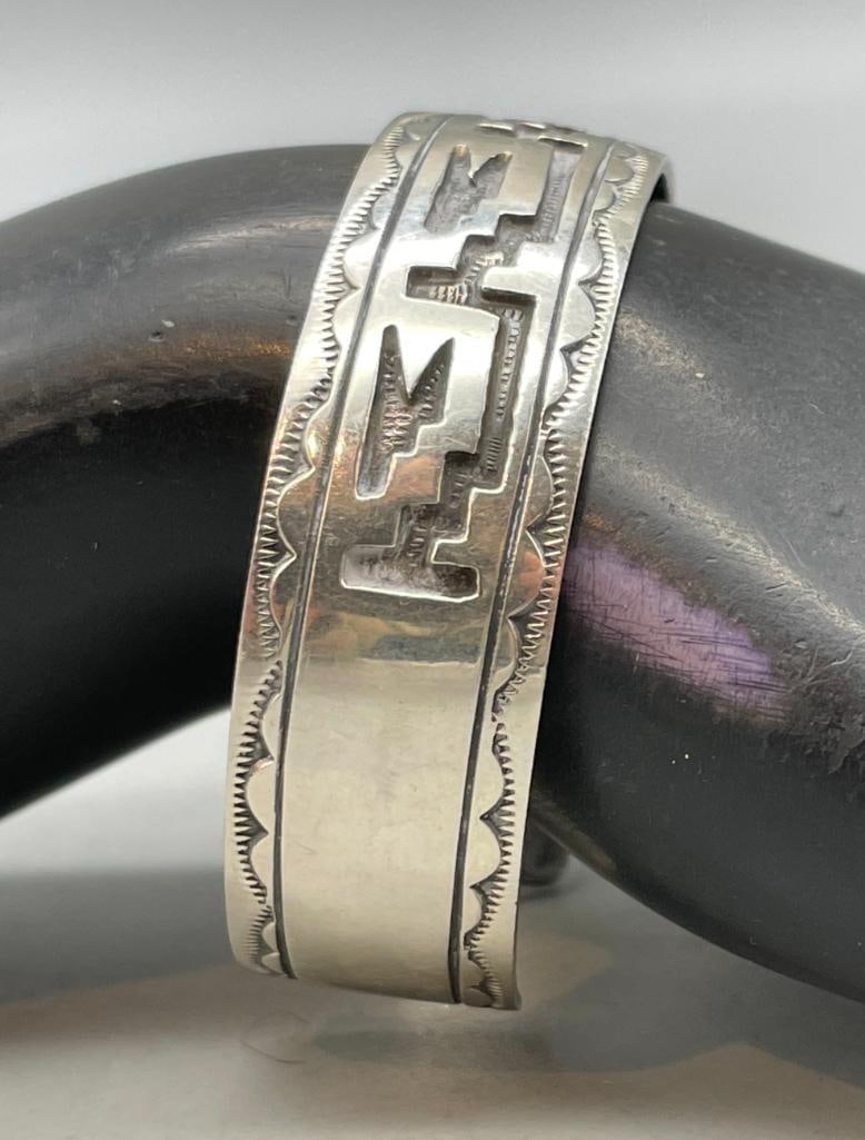 Three Sterling Silver Bracelets - 12