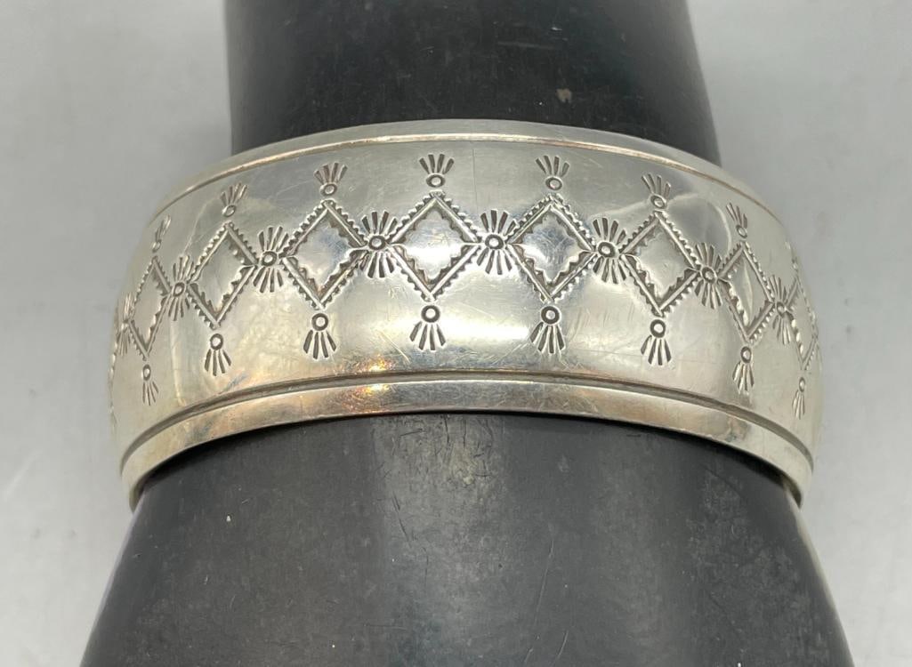 Three Sterling Silver Bracelets - 13