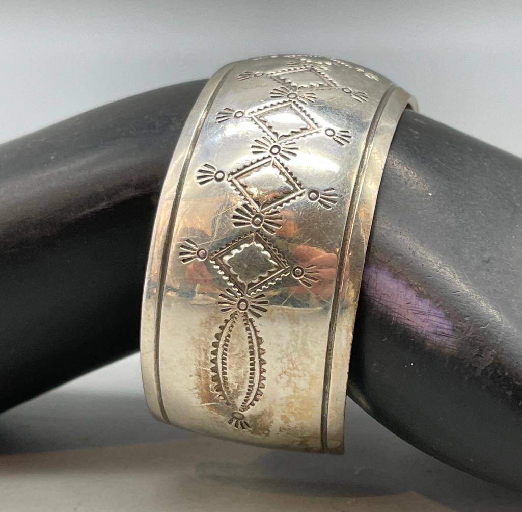 Three Sterling Silver Bracelets - 14