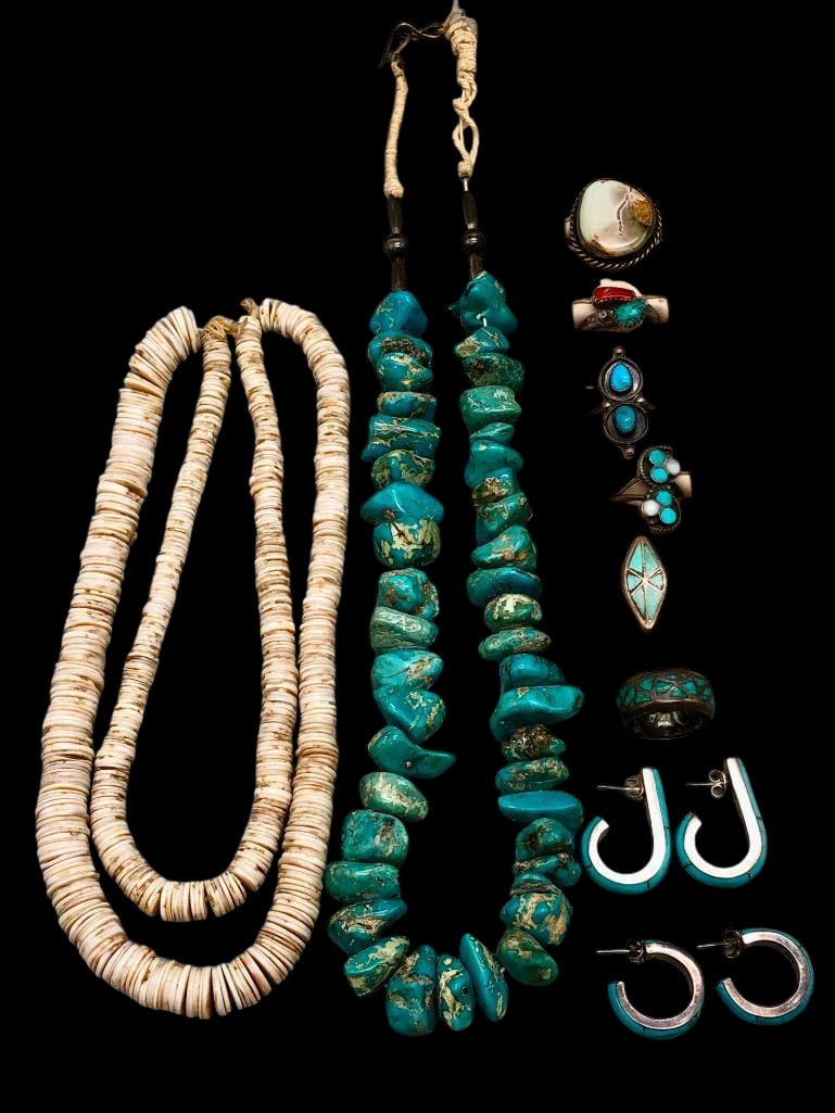 Group Of Necklaces, Earrings And Rings (1 of 19)