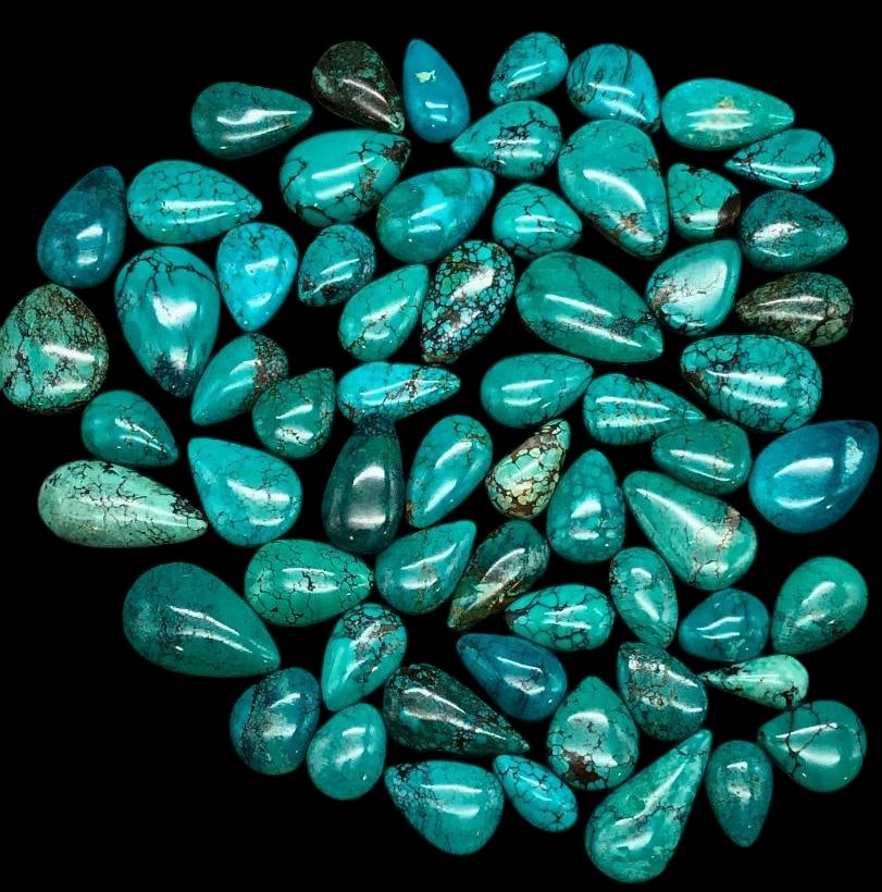 Approximately 681 Carats Of Turquoise Cabochons (1 of 14)