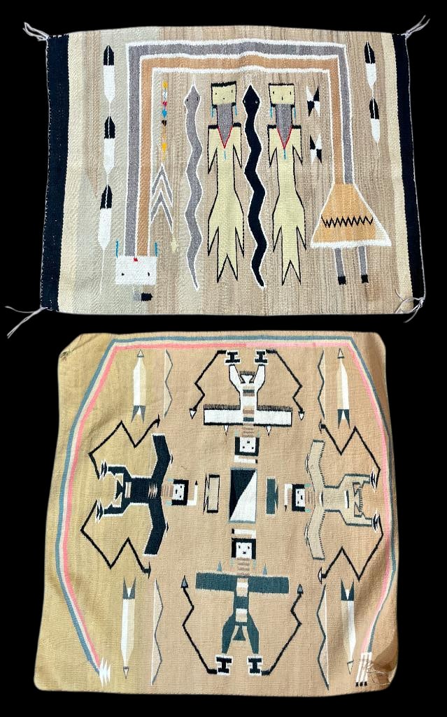 Vintage Yei And Sandpainting Navajo Rugs (1 of 13)