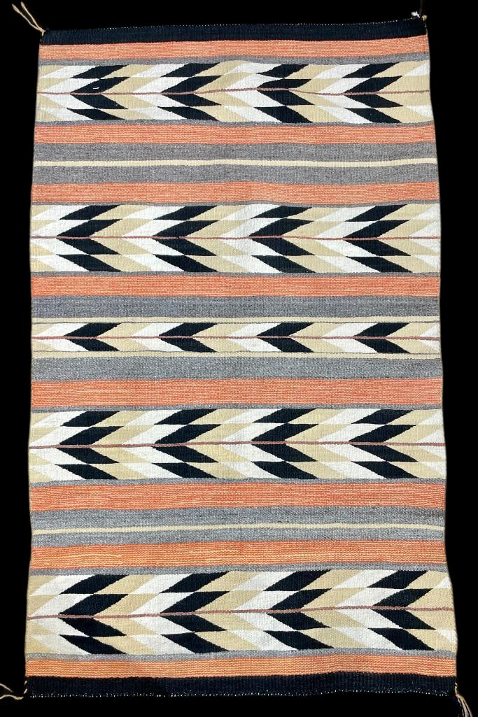 Vintage Crystal Design Navajo Rug (1 of 10)