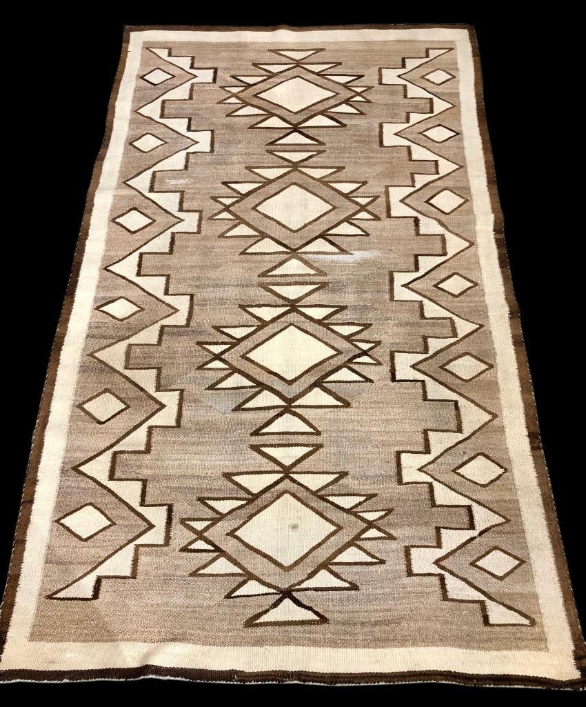 Non Regional Natural Wool Navajo Rug (1 of 13)