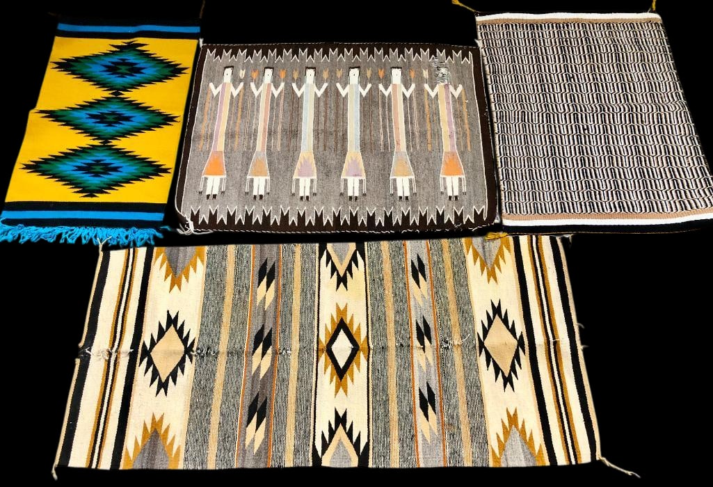 Group Of Four Vintage Navajo Rugs (1 of 20)