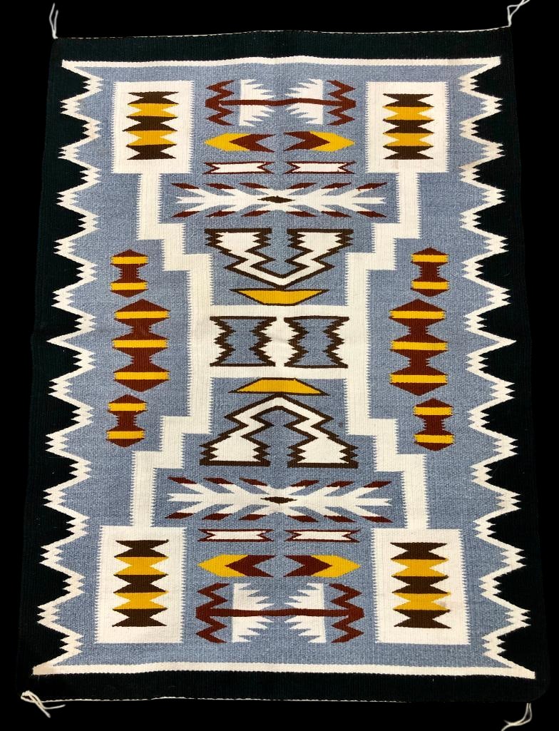 Storm Pattern Design Navajo Rug (1 of 9)
