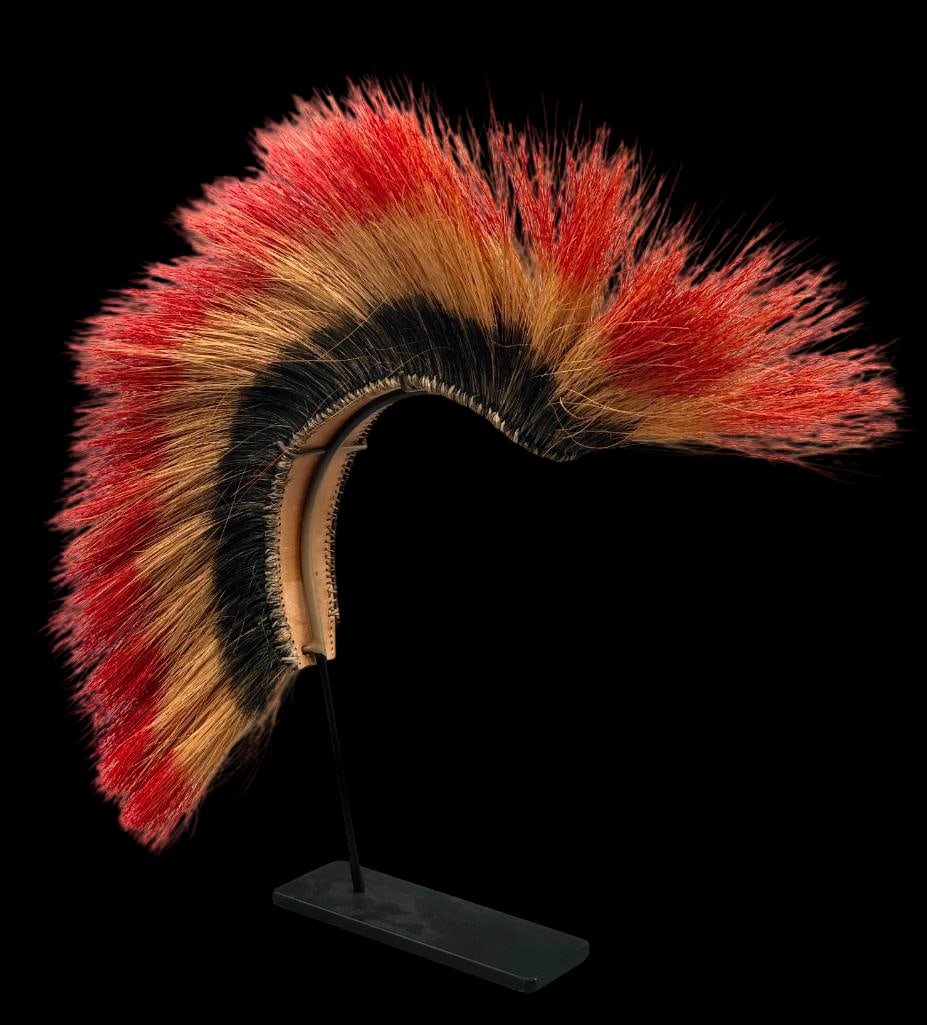 Vintage Plains Region Native American Hair Roach With Stand (1 of 10)