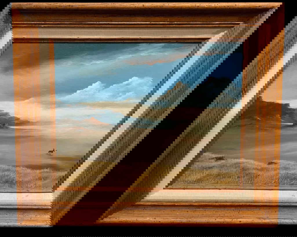 Western Theme Oil Painting By Richard Maitland (1 of 10)