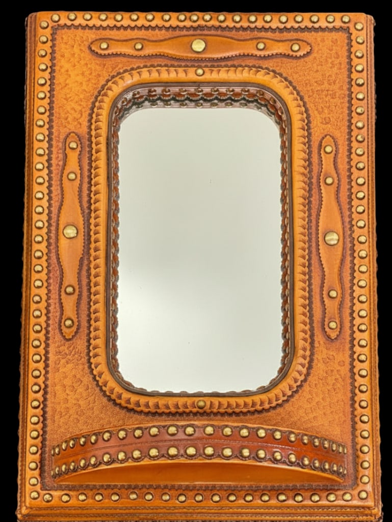 Custom Leather Covered Mirror By Max Anderson (1 of 13)