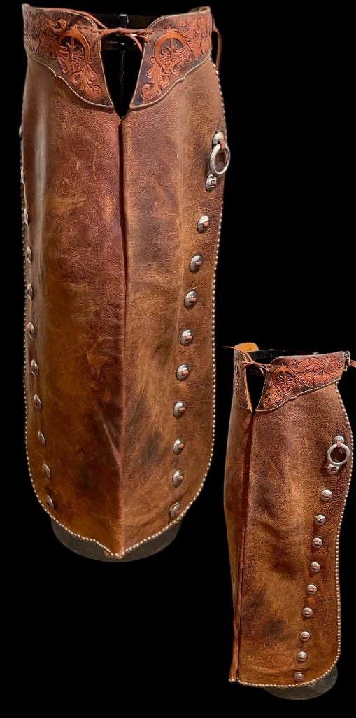Nice Spotted Chaps By Christian Custom Leather (1 of 13)