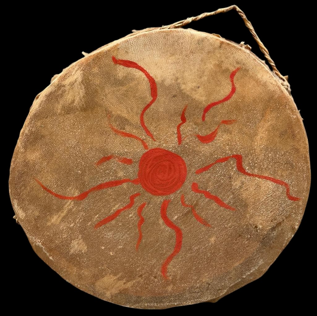 Antique Apache Rawhide Drum (1 of 10)