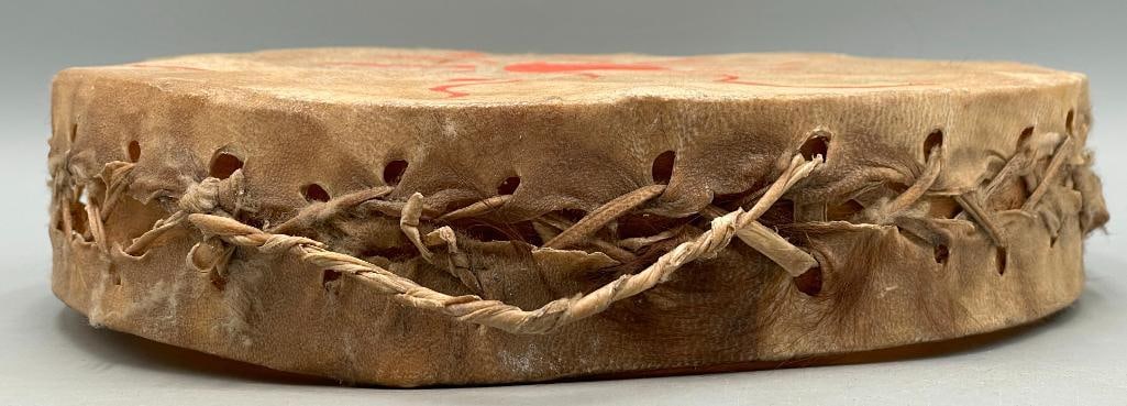 Antique Apache Rawhide Drum - 6