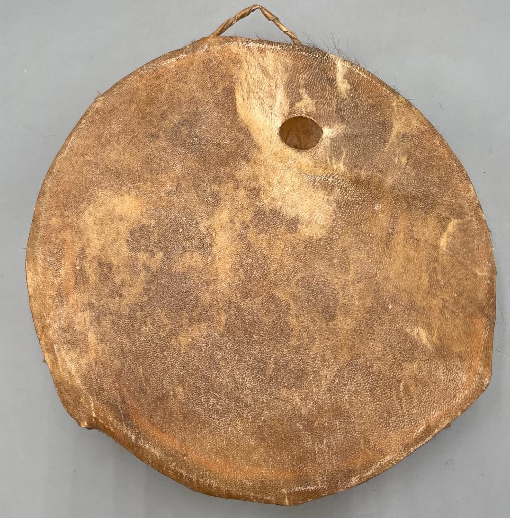 Antique Apache Rawhide Drum - 9