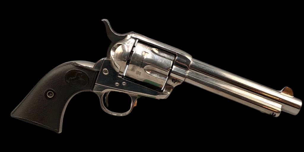 Nickel Plated Colt SAA .41 Cal. Revolver - 1901 (1 of 13)