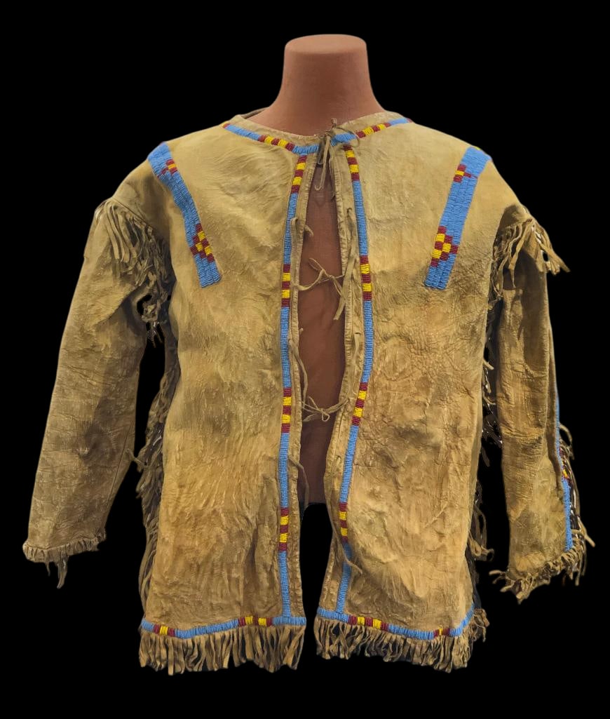 Vintage Mountain Man/Pow Wow Beaded Leather Shirt (1 of 11)