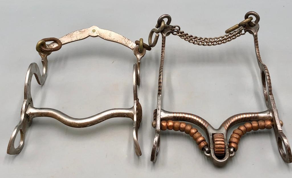 Two Nice Fleming Horse Bits - 10