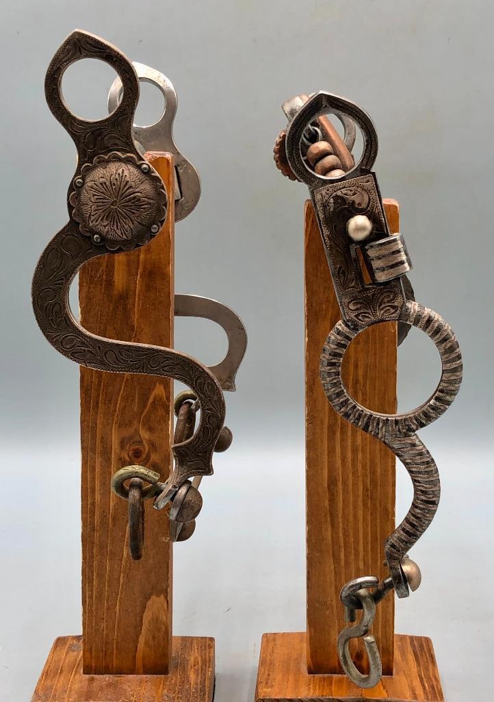Two Nice Fleming Horse Bits - 3