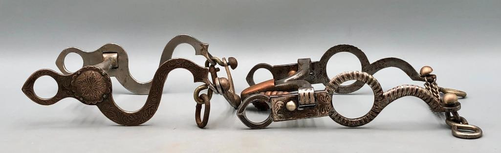 Two Nice Fleming Horse Bits - 8