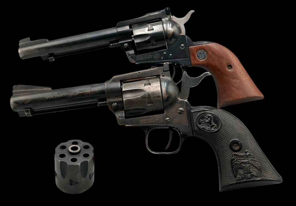 Two .22 Cal Revolvers - One Ruger Single Six, One Colt New Frontier (1 of 20)
