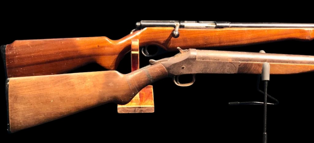 Two Shotguns - One Mossberg Model 183-D-A .410ga And One 12ga Special: For your bidding pleasure are two shotguns - One Mossberg Model 183-D-A .410 GA and one 12 GA Special. The "Special" (possibly a Lefever "Nitro Special") is a break down barrel with a
