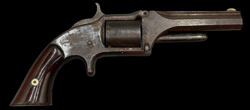 Antique Smith & Wesson Spur Trigger Tip Up Revolver (1 of 11)