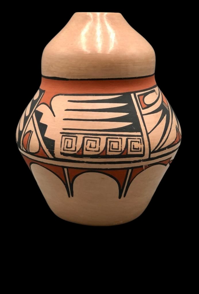 Carmelita Dunlap San Ildefonso Pottery Vase (1 of 11)