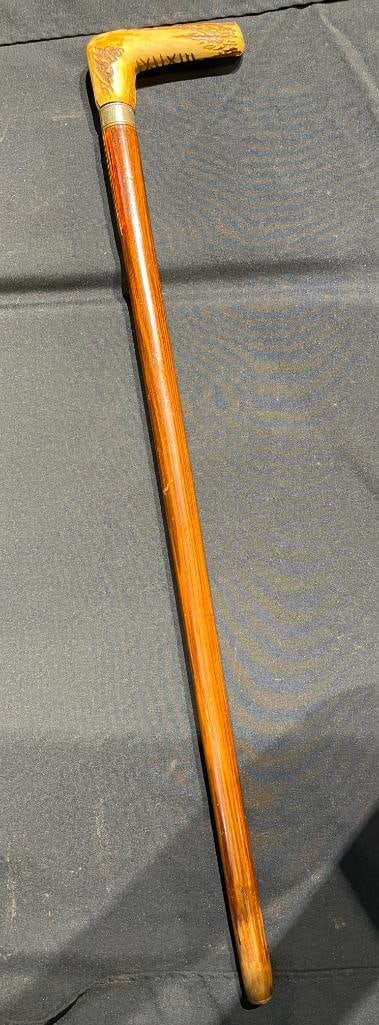 Antique Cane Revolver/Dagger - 10