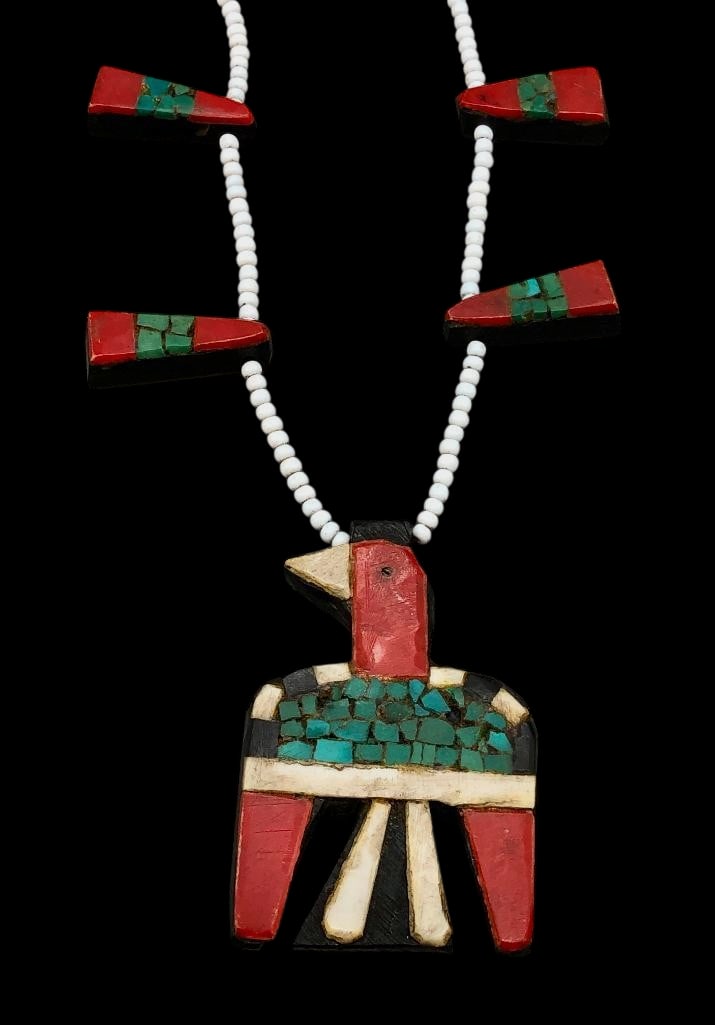 Depression Era Thunderbird Theme Necklace (1 of 15)