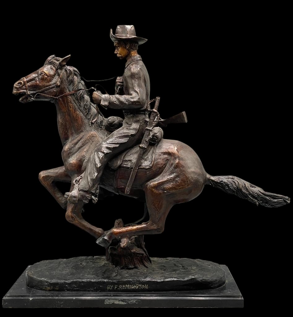 Trooper of the Plains - An After Frederick Remington Bronze (1 of 17)