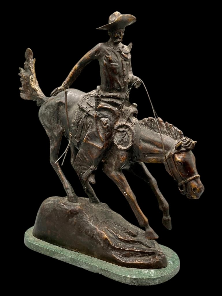 The Cowboy 1895 - Bronze Statue Inspired by Frederick Remington (1 of 19)