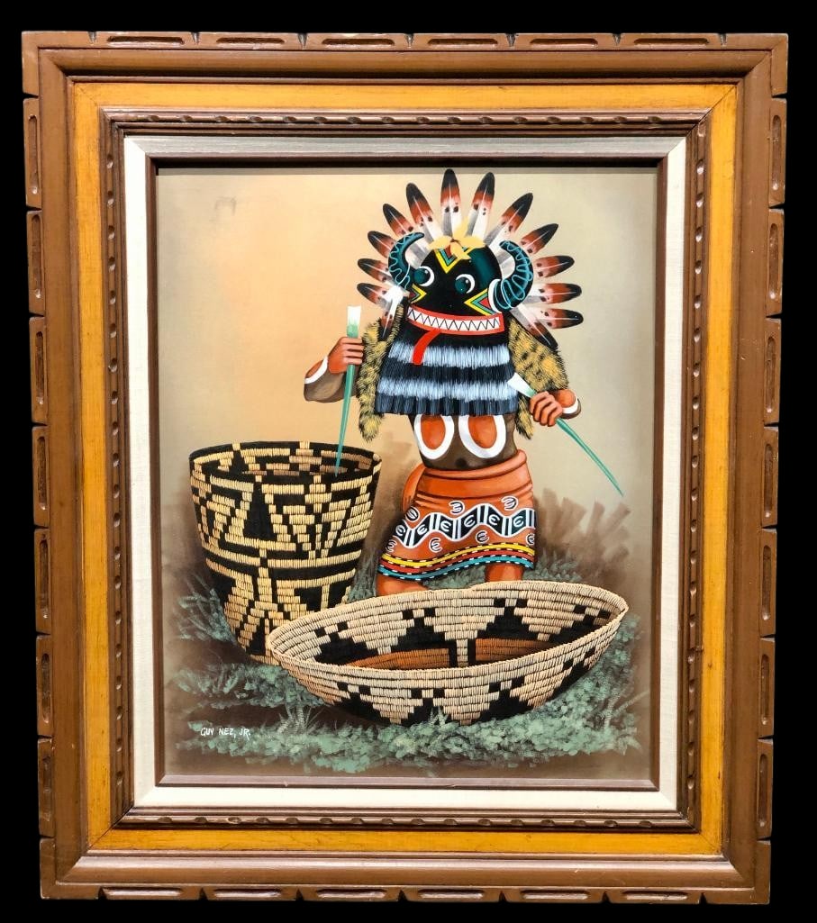 Original Oil On Board By Guy Nez (1 of 10)
