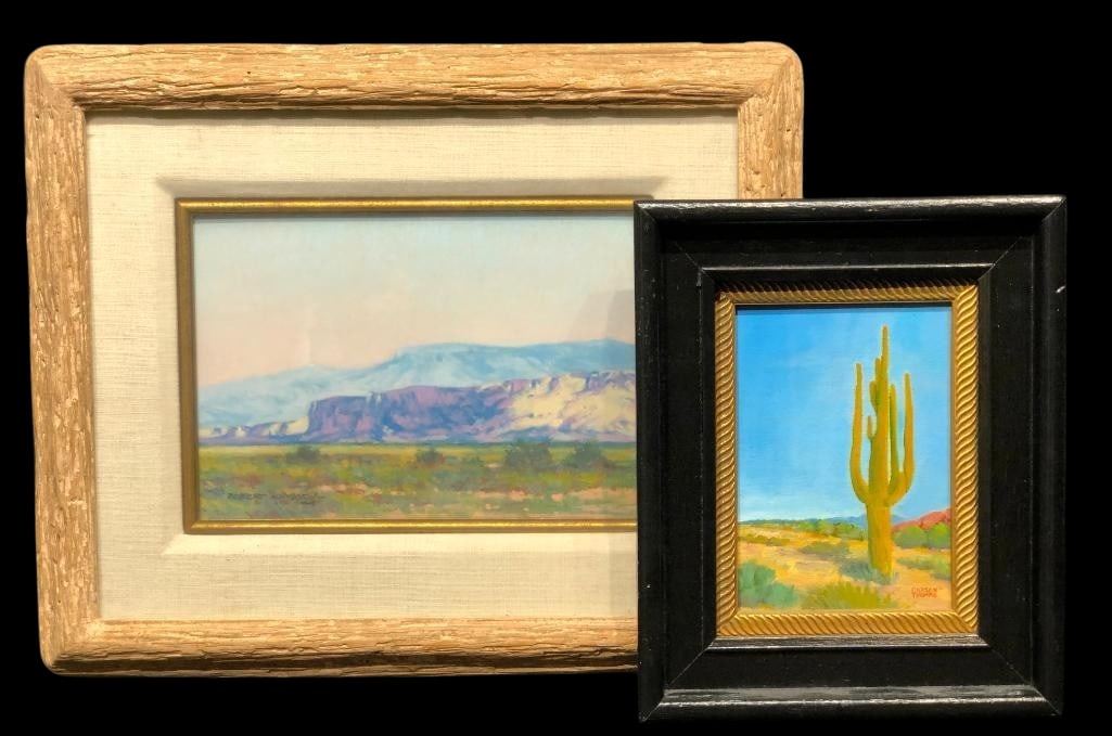 Two Original Western Paintings (1 of 14)