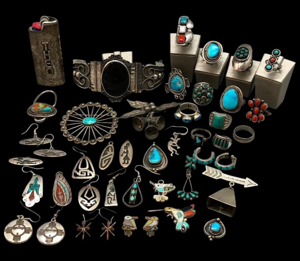 Group Of Miscellaneous Sterling Silver Jewelry, Etc (1 of 19)