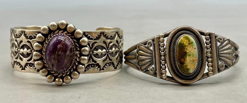 Two Sterling Silver Bracelets - 2