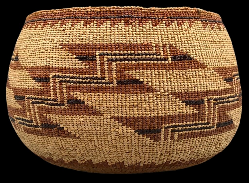 Vintage Yurok Basketry Hat (1 of 9)
